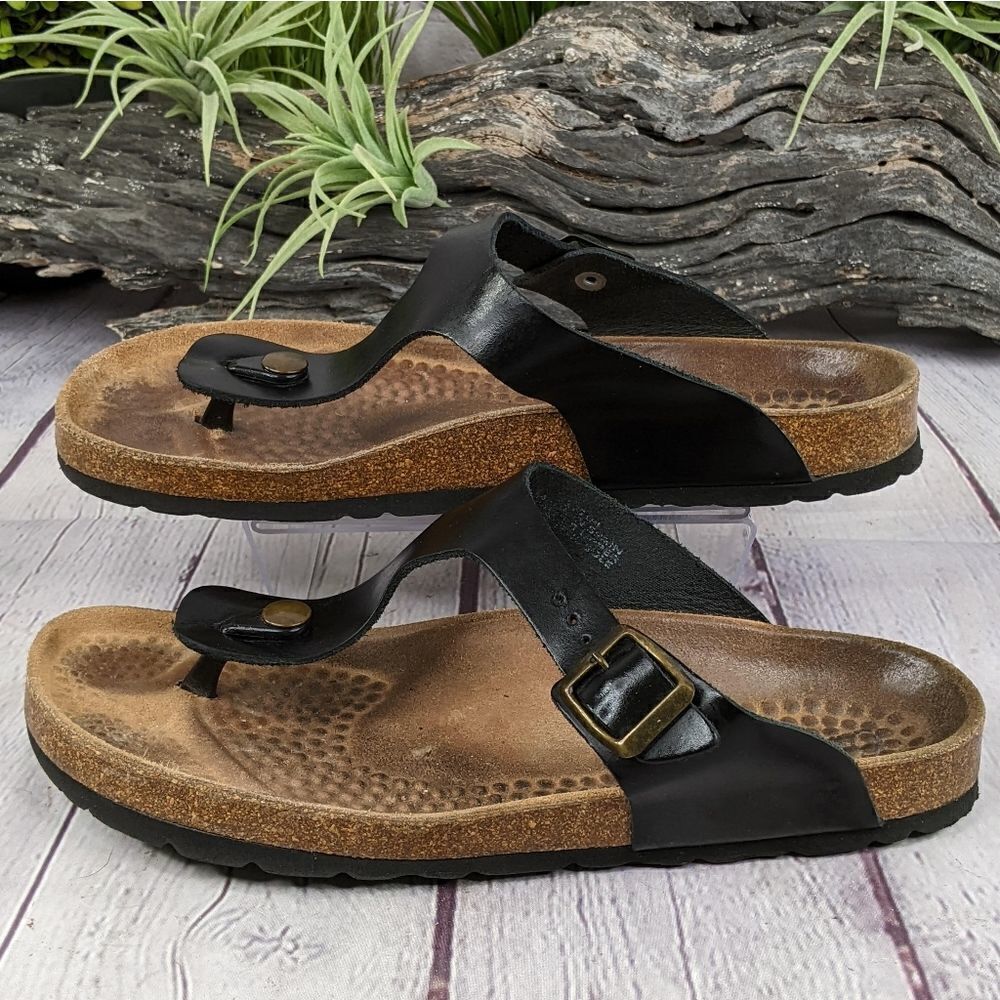 BioStep 17704 Toe Post Slides Sandals - Picture 4 of 7